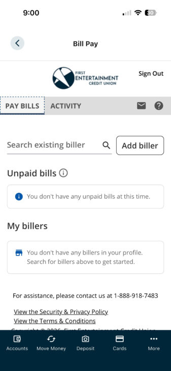 pay bills online